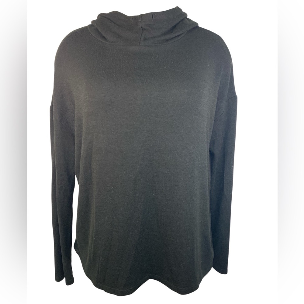 GAP Black Knit Hooded Sweater Women’s Medium